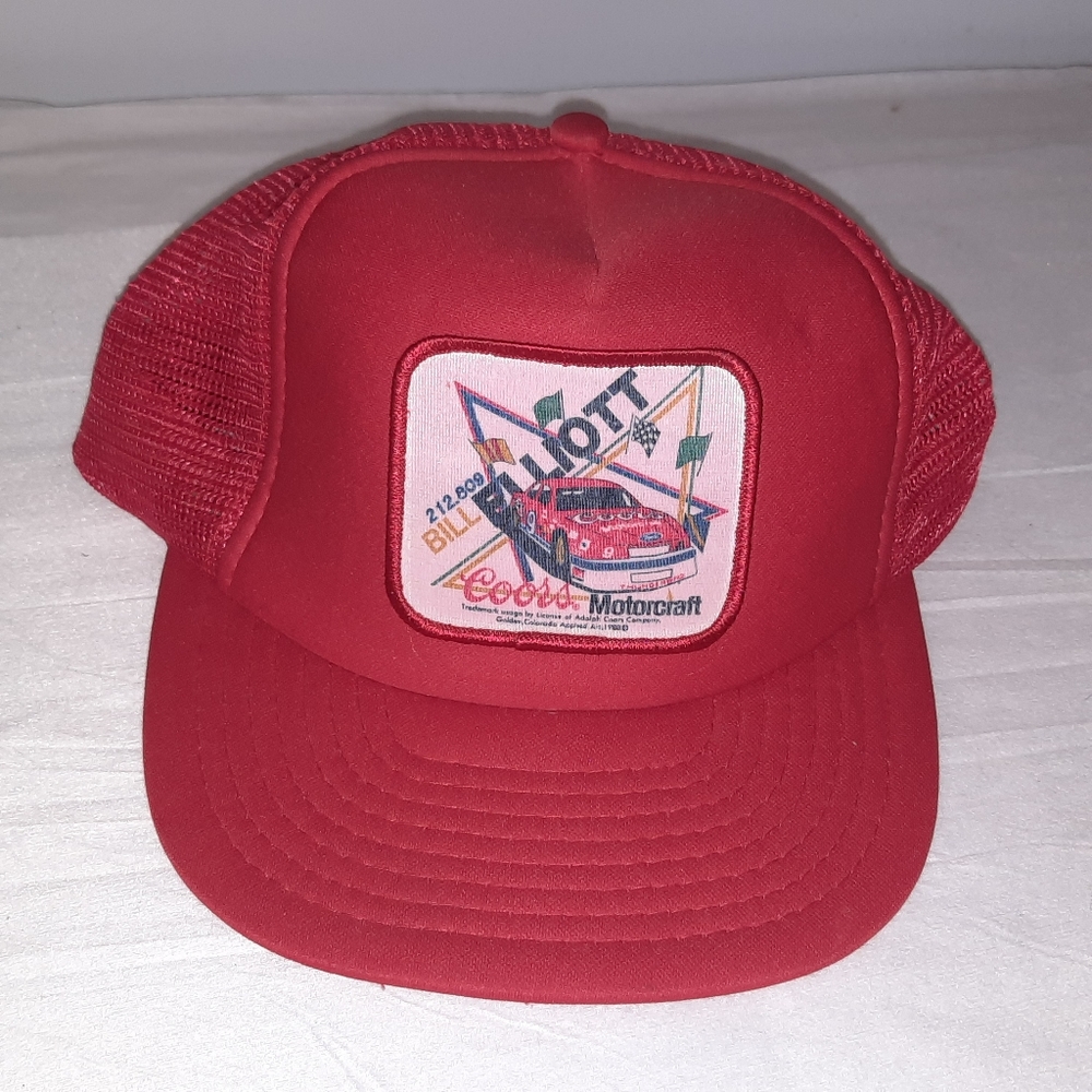 Rare Vintage 1988 Bill Elliot Coors Trucker Hat